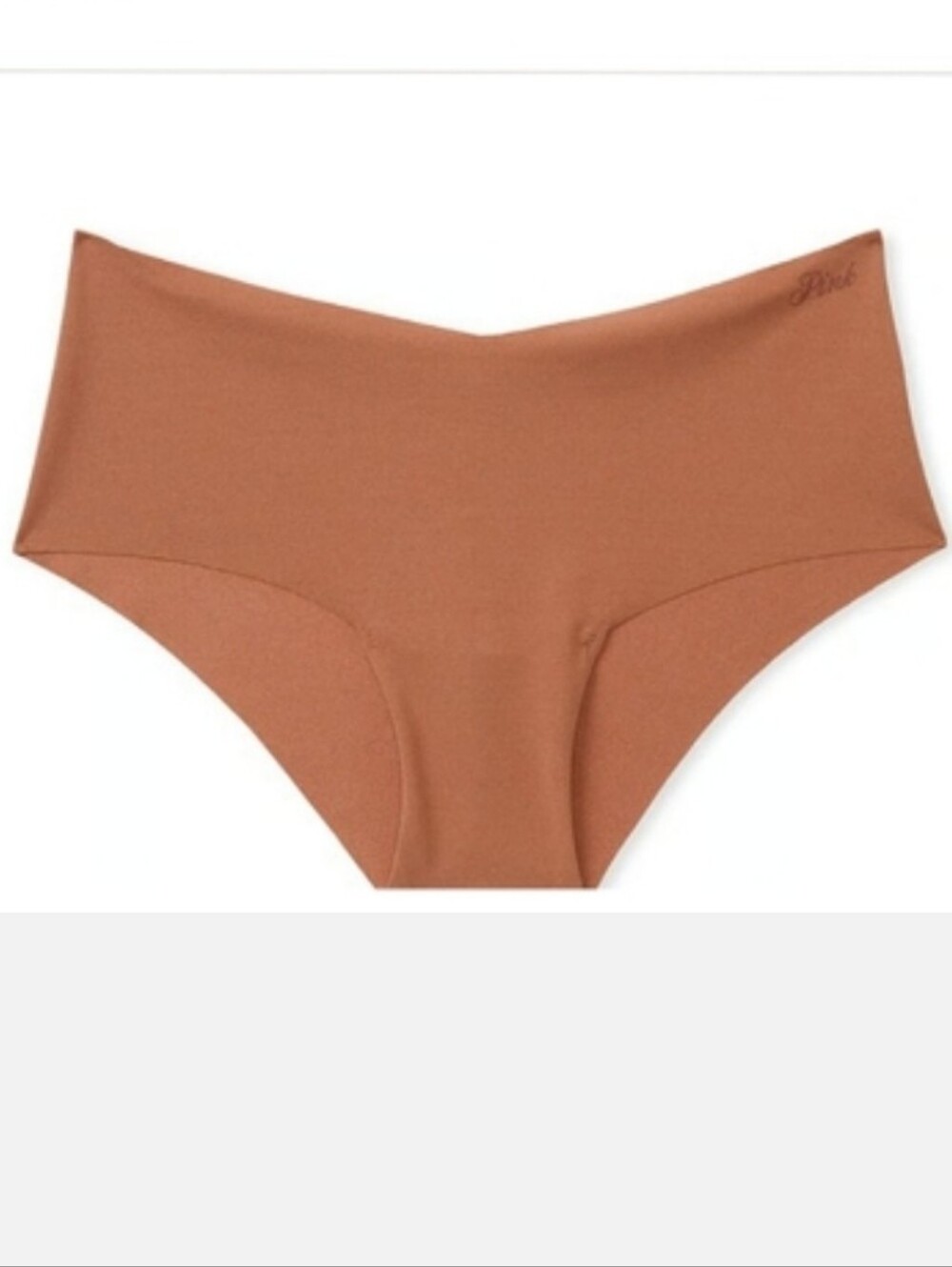 Victoria's secret pink no show cheeky panty CARAMEL TAN MEDIUM